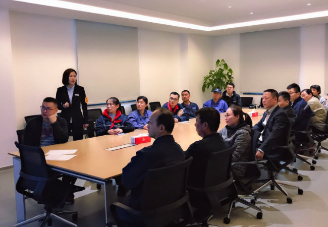New employee training meeting for the second quarter of 2019