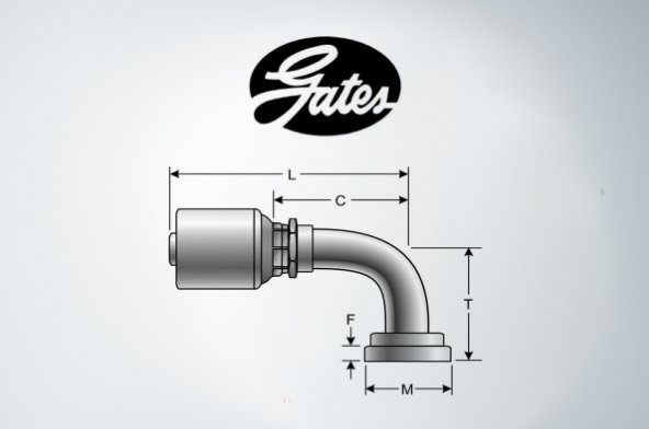 90° SWEPT ELBOW SAE-61 FLANGE LIGHT DUTY